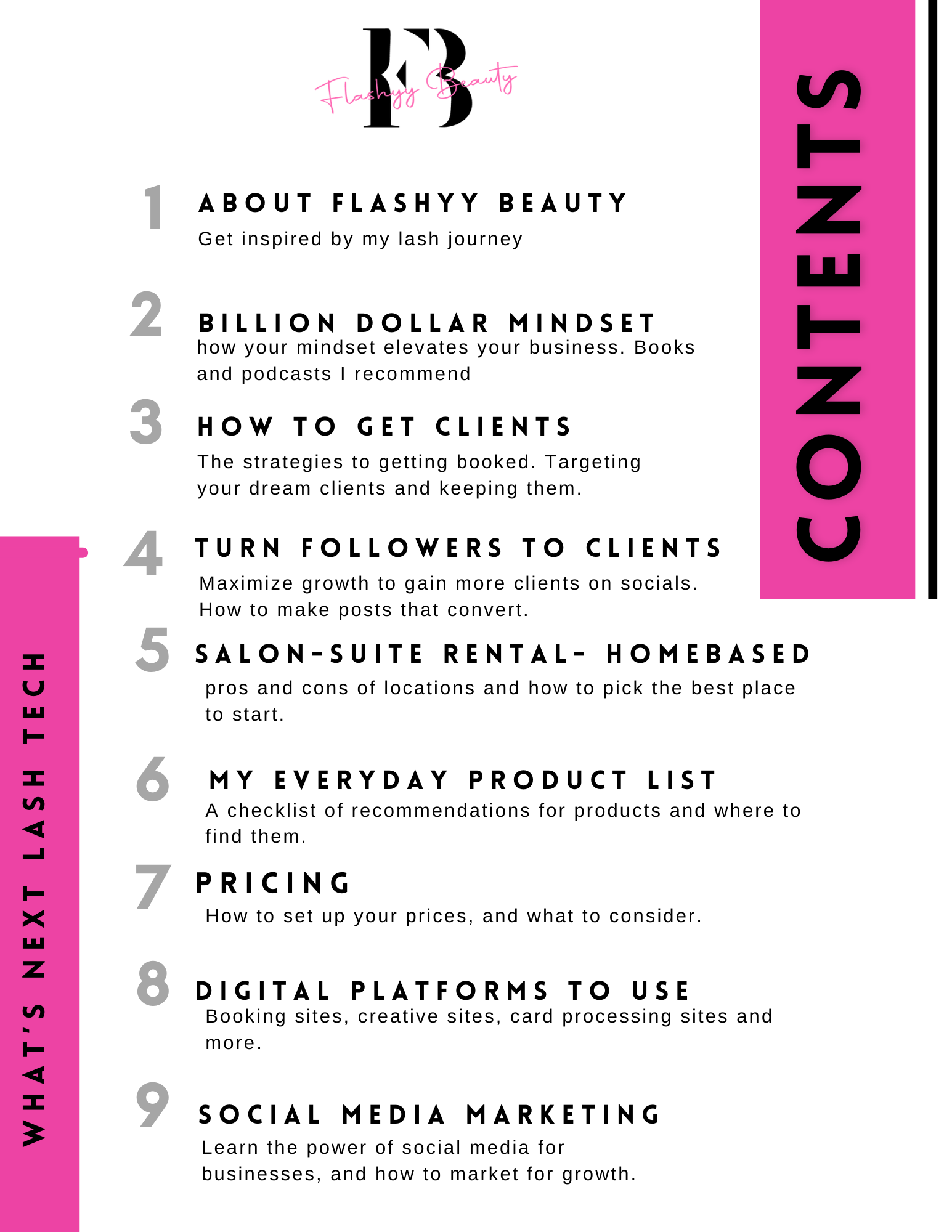 E-book "What's Next Lash Tech"